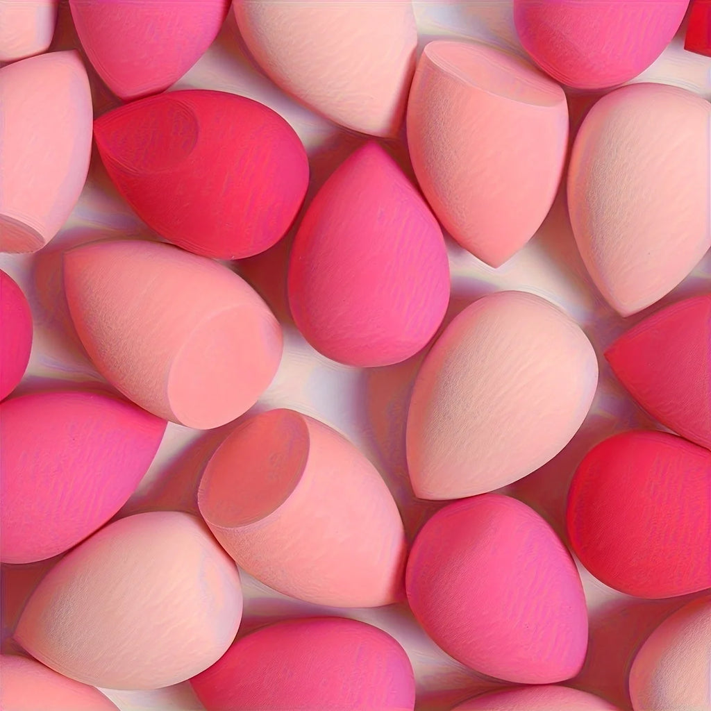 3/30Pcs Multicolor Makeup Sponge Beauty Powder Puff Wet and Dry Dual-Use Ultra Soft Beauty Blender Natural Flawless Application